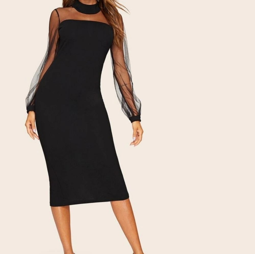 SheIn Sexy Black Dress